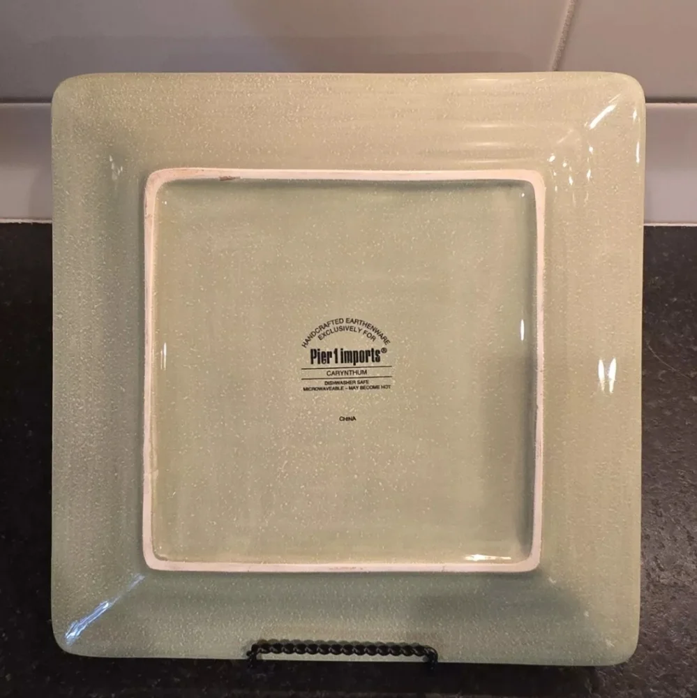 Pier 1 imports carynthum square dinner plate